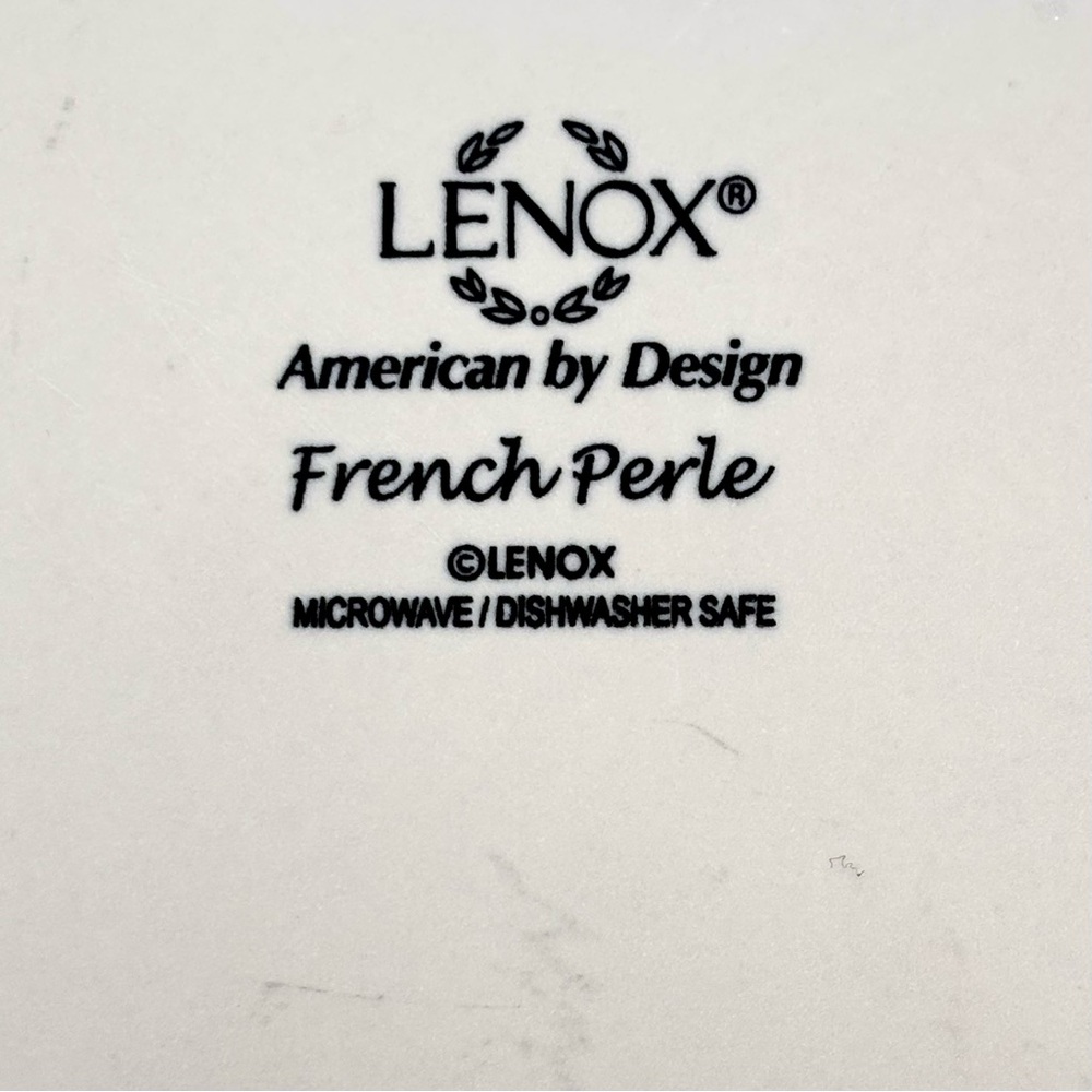 Lenox French Perle Embossed Stoneware Dinner Plate - Picture 4 of 8